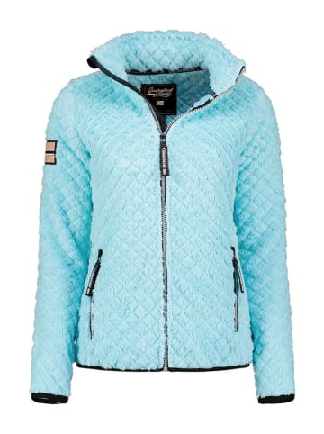 Geographical Norway Kurtka polarowa "Uparola" w kolorze błękitnym