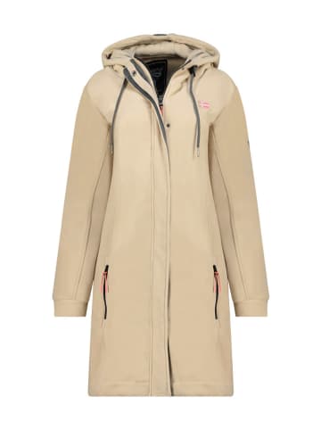 Geographical Norway Płaszcz polarowy "Timothe" w kolorze beżowym