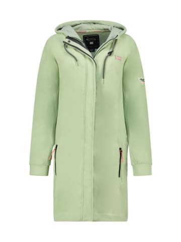 Geographical Norway Fleece mantel "Timothe" mintgroen