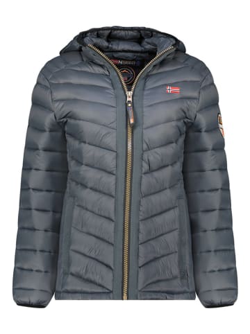 Geographical Norway Doorgestikte jas "Carliti" grijs