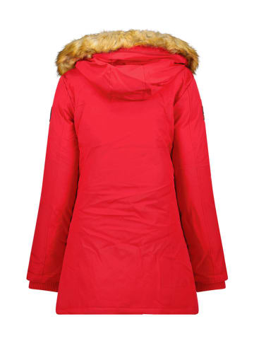 Geographical Norway Parka "Dinasty" w kolorze czerwonym