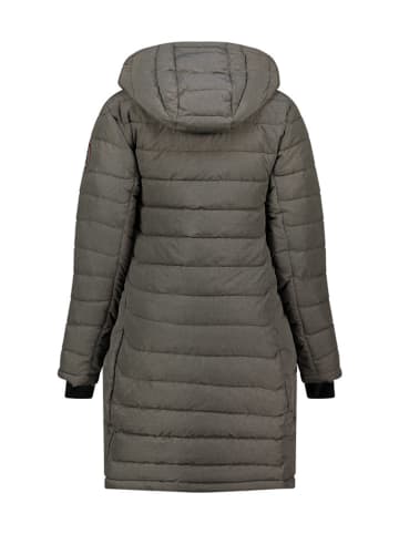 Geographical Norway Doorgestikte mantel "Aroma" kaki
