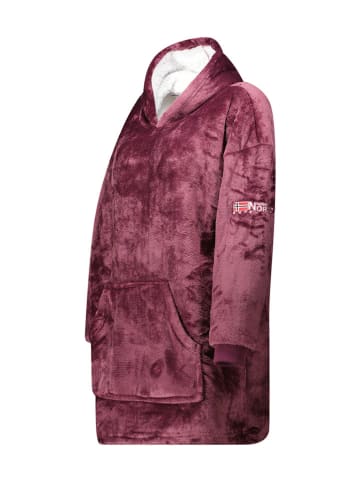 Geographical Norway Fleecepullover "Uddy" in Bordeaux