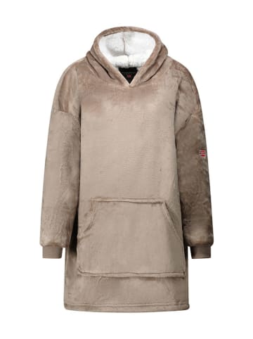 Geographical Norway Bluza polarowa "Uddy" w kolorze szarobrązowym