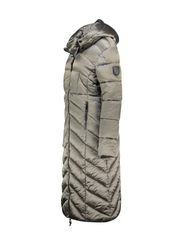 Geographical Norway Płaszcz zimowy "Blanche" w kolorze szarym