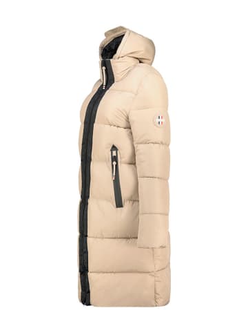 Geographical Norway Płaszcz zimowy "Bluma" w kolorze beżowym