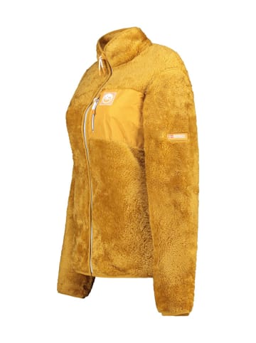 Geographical Norway Kurtka polarowa "Upecious" w kolorze musztardowym