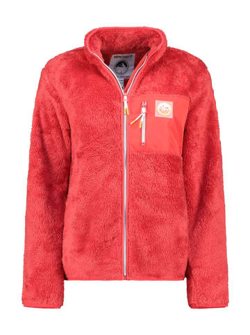Geographical Norway Kurtka polarowa "Upecious" w kolorze czerwonym