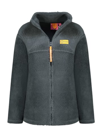 Geographical Norway Kurtka polarowa "Udolce" w kolorze ciemnoszarym