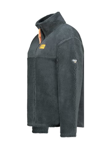 Geographical Norway Kurtka polarowa "Udolce" w kolorze ciemnoszarym