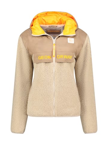 Geographical Norway Kurtka polarowa "Techic" w kolorze beżowym