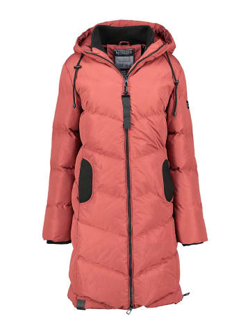Geographical Norway Płaszcz zimowy "Bonus" w kolorze czerwonym