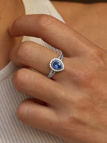 Les Petites Précieuses Silber-Ring mit Edelsteinen