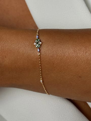 Les Petites Précieuses Vergold. Armkette mit Schmuckelement