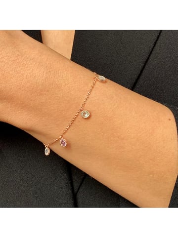 Les Petites Précieuses Rosévergulde armband met sierelementen
