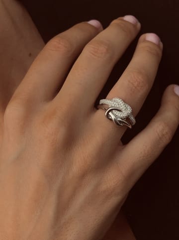 Les Petites Précieuses Zilveren ring met edelstenen