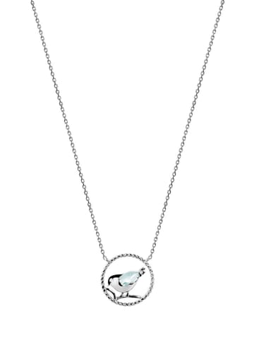 Les Petites Précieuses Srebrny naszyjnik z zawieszką - dł. 40 cm