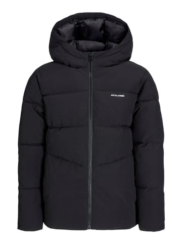 JACK & JONES Junior Kurtka pikowana "Brady" w kolorze czarnym