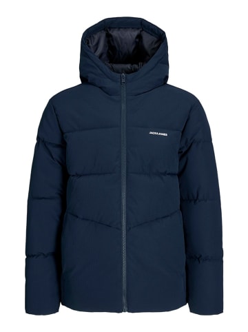JACK & JONES Junior Kurtka pikowana "Brady" w kolorze granatowym
