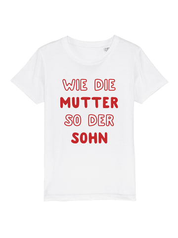 WOOOP Shirt "Wie die Mutter" in Weiß
