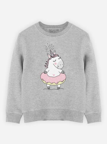 WOOOP Sweatshirt "Licorne bouee" in Grau