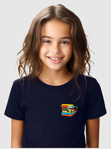 WOOOP Shirt "Captures great moments" in Dunkelblau