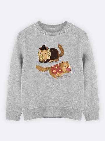 WOOOP Sweatshirt in Grau