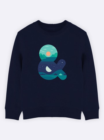 WOOOP Sweatshirt in Dunkelblau
