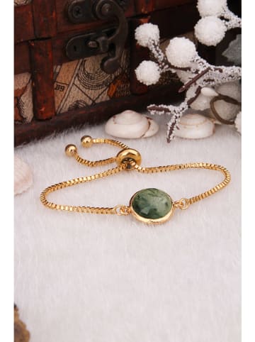 Pierres delicates Vergulde armband met edelsteen