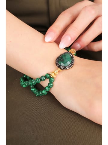 Pierres delicates Vergulde armband met edelstenen