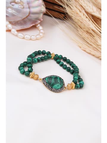 Pierres delicates Vergulde armband met edelstenen