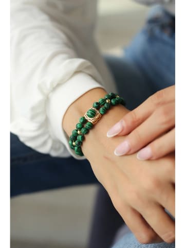 Pierres delicates Vergulde armband met edelstenen