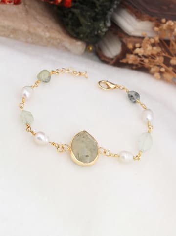 Pierres delicates Vergulde armband met edelstenen