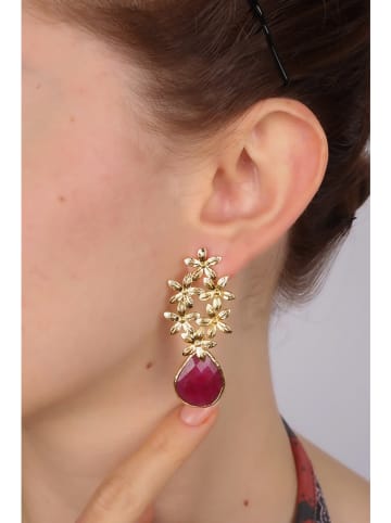 Pierres delicates Vergold. Ohrstecker mit Edelsteinen