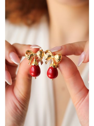 Pierres delicates Vergold. Ohrstecker mit Edelsteinen