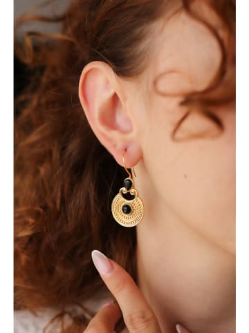 Pierres delicates Vergold. Ohrhänger mit Edelsteinen