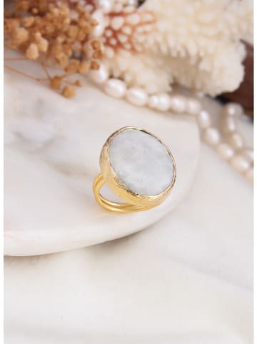 Pierres delicates Vergold. Ring mit Edelstein