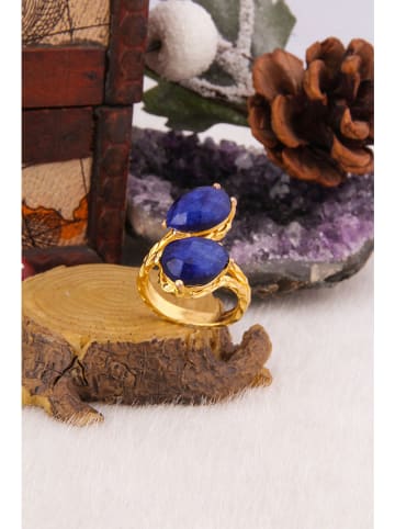 Pierres delicates Vergulde ring met edelstenen