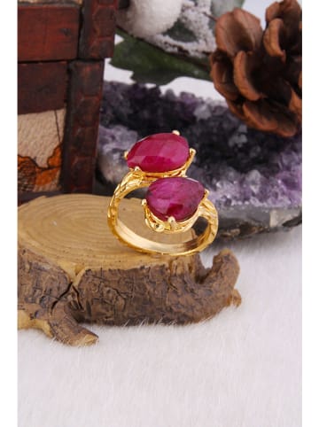 Pierres delicates Vergold. Ring mit Edelsteinen