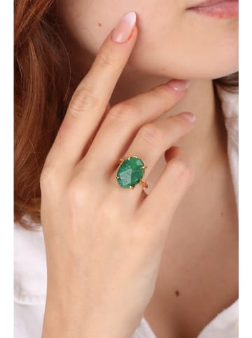 Pierres delicates Vergold. Ring mit Edelstein