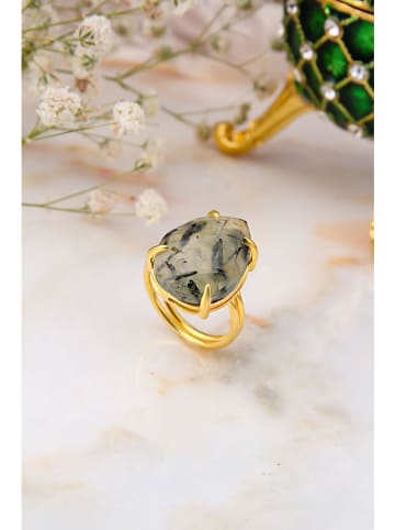 Pierres delicates Vergulde ring met edelsteen