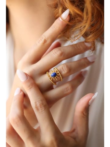 Pierres delicates Vergold. Ring mit Edelstein