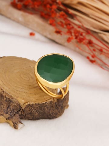 Pierres delicates Vergulde ring met edelsteen