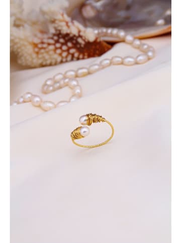 Pierres delicates Vergold. Ring mit Zierperlen