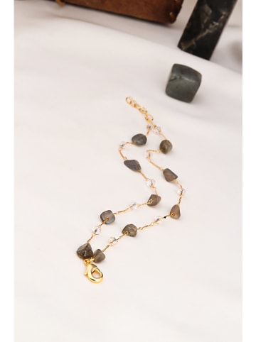 Pierres delicates Vergold. Armkette mit Edelsteinen
