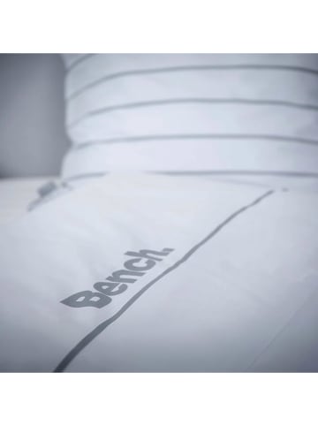 Bench Beddengoedset lichtgrijs