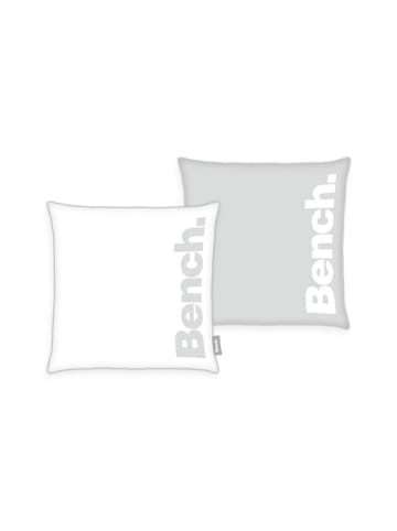 Bench Poszewka w kolorze jasnoszaro-białym na poduszkę - 50 x 50 cm