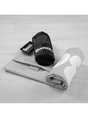 Bench Fitnesshandtuch in Hellgrau - (L)110 x (B)50 cm