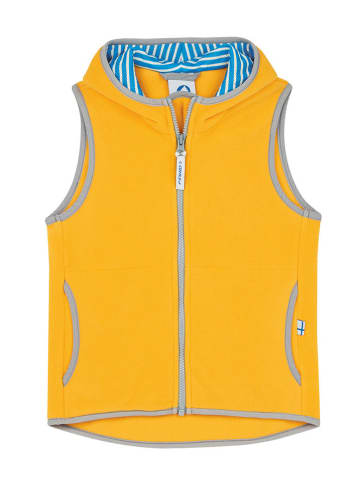 finkid Fleece bodywarmer "Poppeli" geel