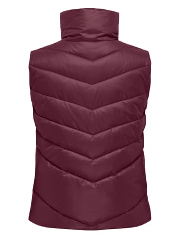 JDY Doorgestikte bodywarmer paars